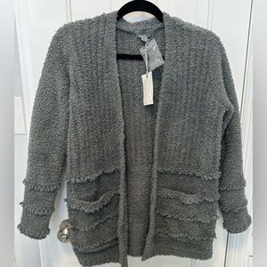 NWT Barefoot Dreams Boardwalk Cardigan in Agave Green size XS